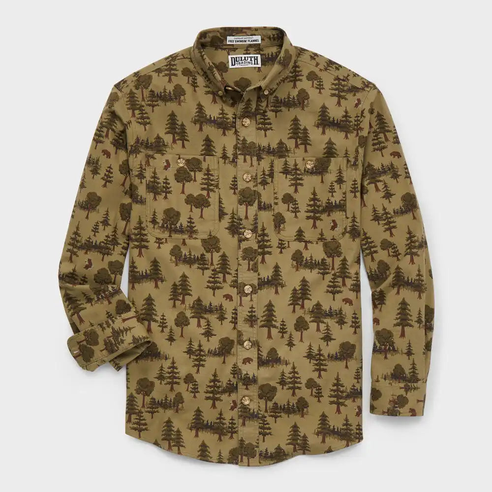 Men's Free Swingin' Flannel Untucked Shirt
