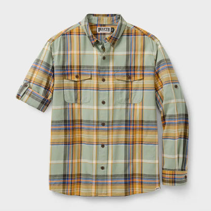 Men's Indian Madras Relaxed Fit Work Shirt