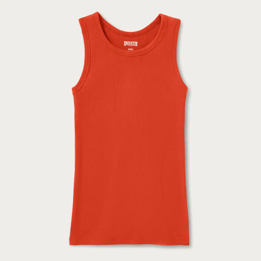 Women's No-Yank Luxe Rib Racerback Shelf Bra Tank