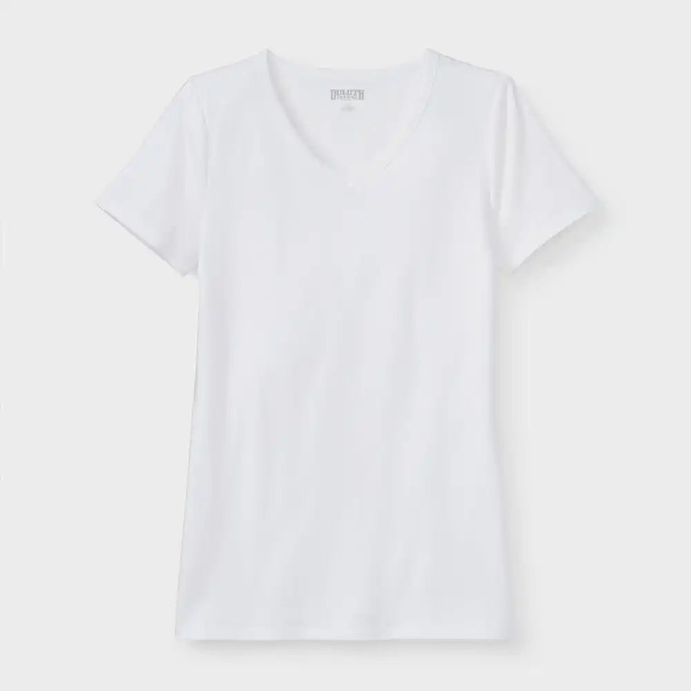 Women's Plus No-Yank V-Neck Tee