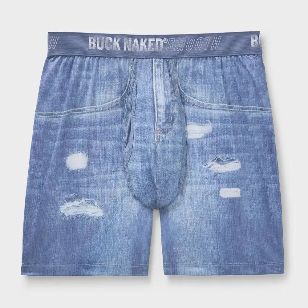 Men's Buck Naked Smooth Bullpen Boxer Briefs
