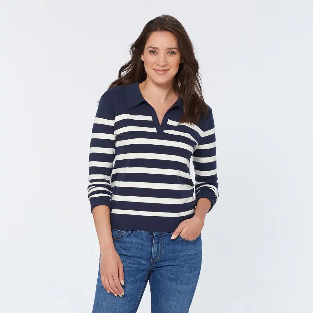 Women's Shiftless Collared Pullover Sweater