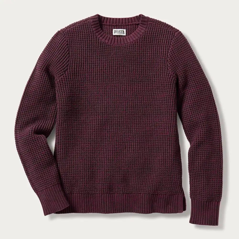 Women's Heritage Waffle Stitch Crew Sweater