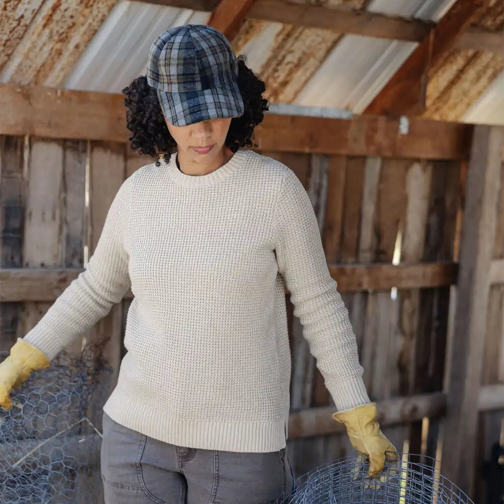 Women's Heritage Waffle Stitch Crew Sweater