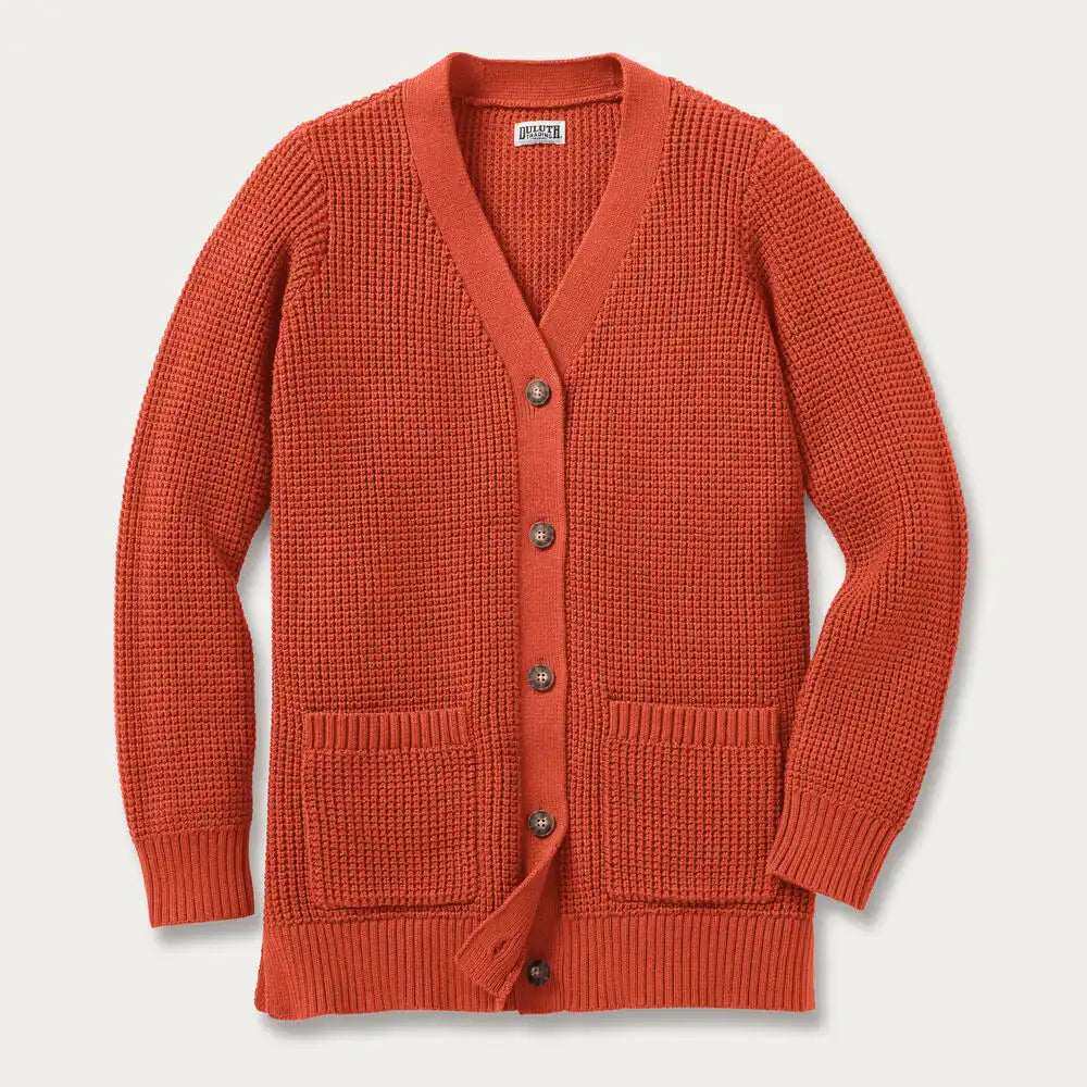 Women's Heritage Waffle Stitch Cardigan