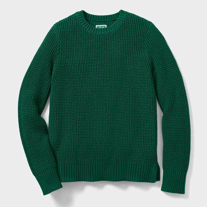 Women's Plus Heritage Waffle Stitch Crew Sweater