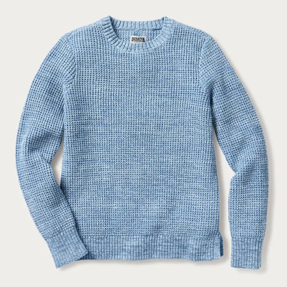 Women's Plus Heritage Waffle Stitch Crew Sweater