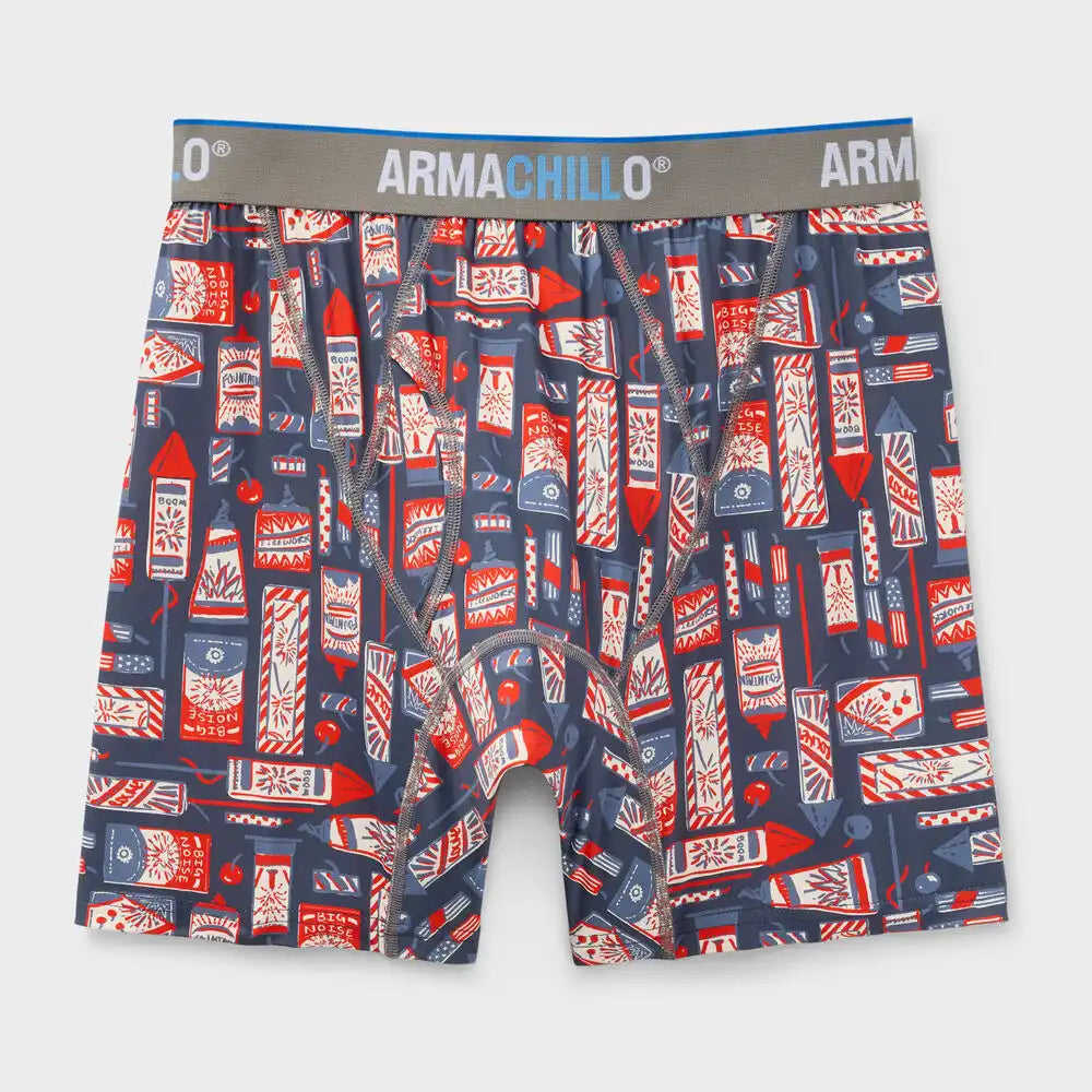 Men's Armachillo Cooling Pattern Boxer Briefs