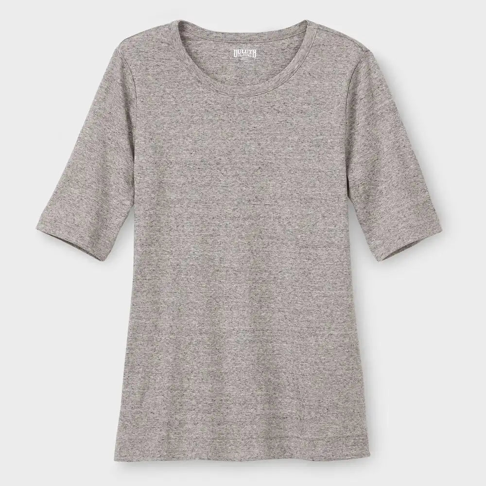 Women's Plus Longtail T Elbow Sleeve Scoopneck