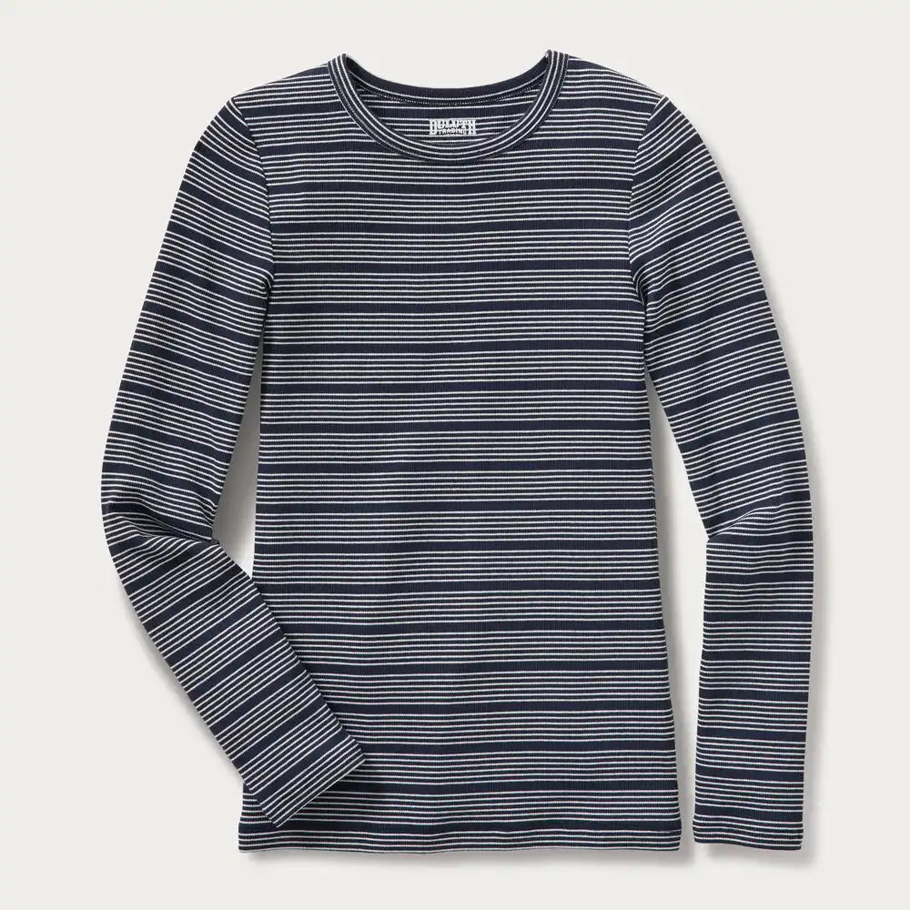 Women's No-Yank Luxe Rib Long Sleeve Crewneck Shirt