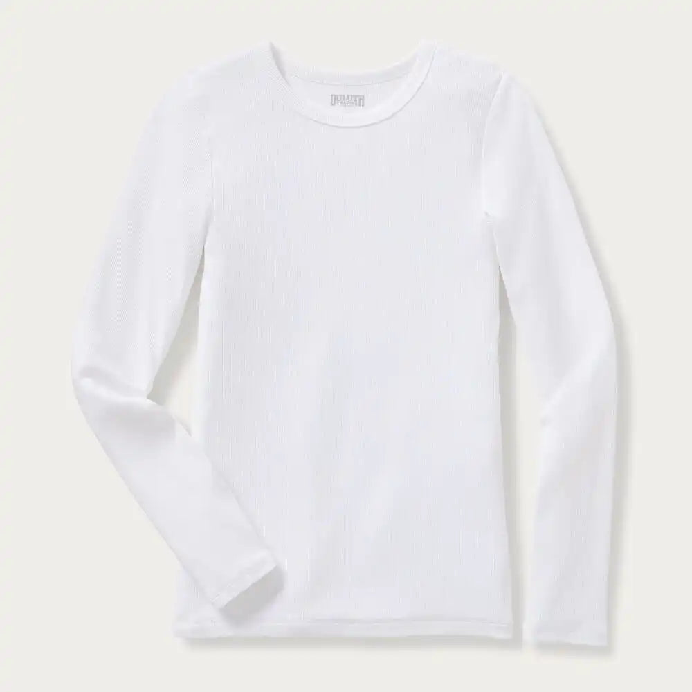 Women's No-Yank Luxe Rib Long Sleeve Crewneck Shirt