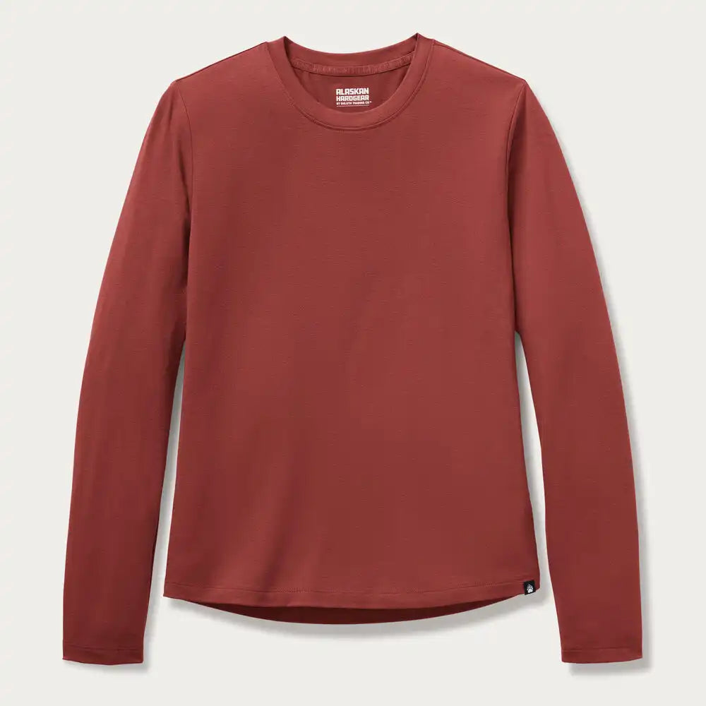 Women's AKHG Renew Bamboo Crewneck Long Sleeve Tee