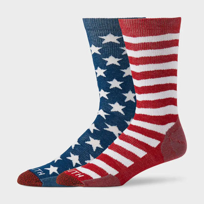 Men's Stay-Put Lightweight Crew Socks