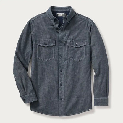 Men's No Quit Utility Standard Fit Chambray Shirt
