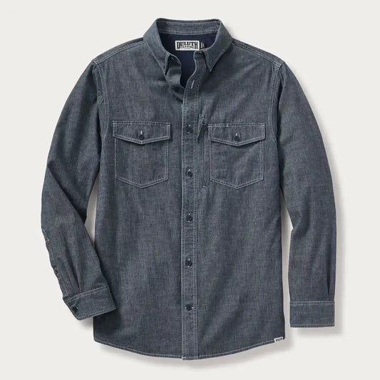 Men's No Quit Utility Standard Fit Chambray Shirt