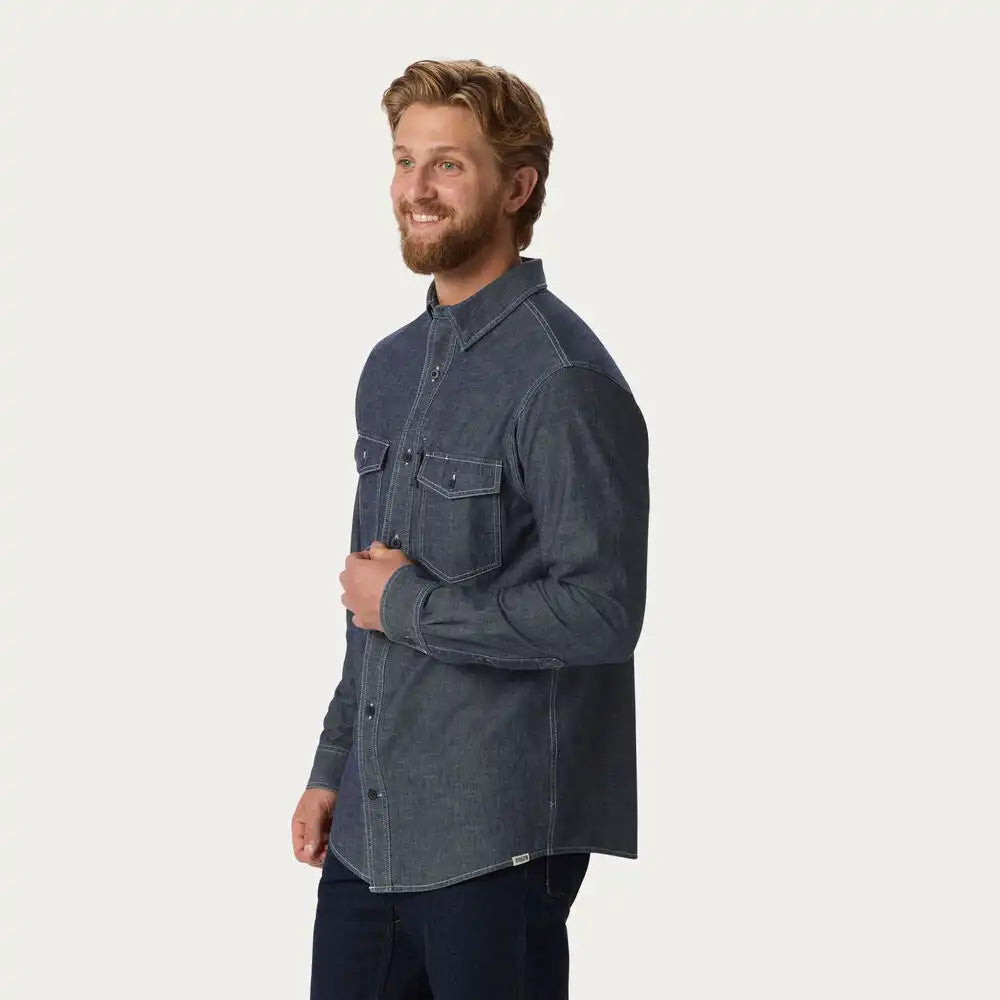 Men's No Quit Utility Standard Fit Chambray Shirt