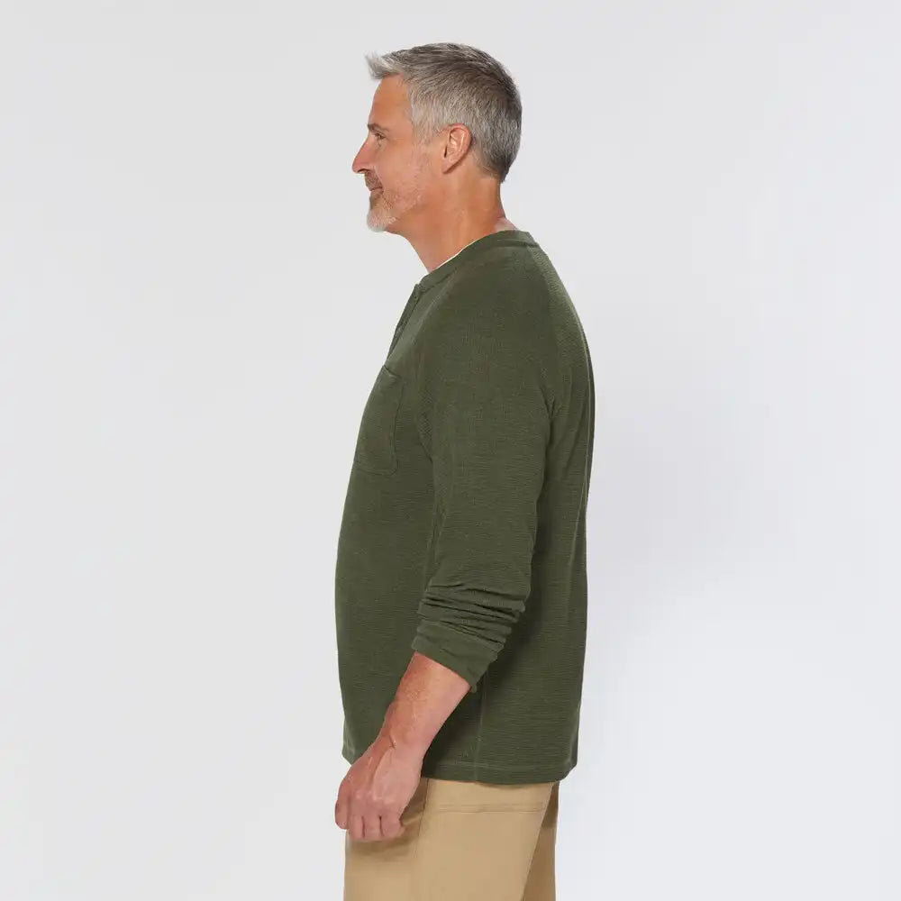 Men's Burly Thermal Standard Fit Henley