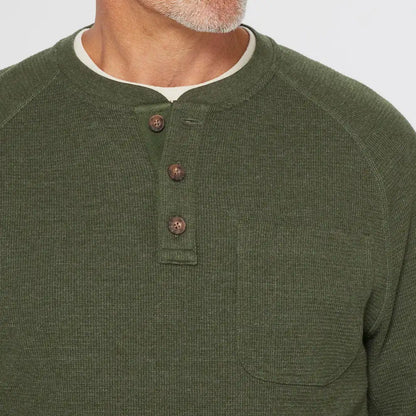 Men's Burly Thermal Standard Fit Henley