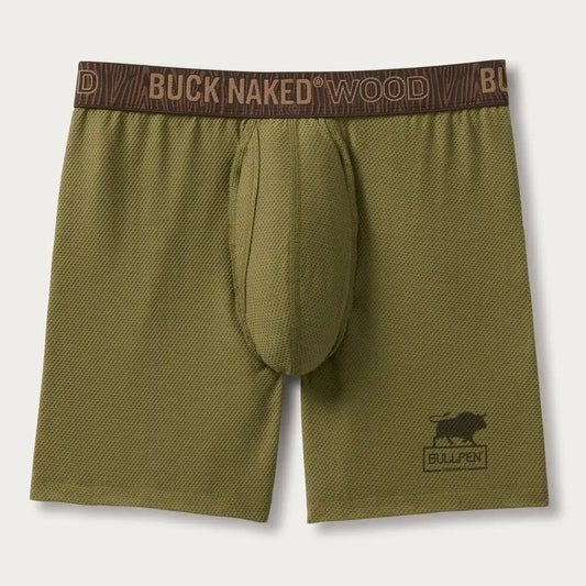 Men's Buck Naked Wood Bullpen Boxer Briefs