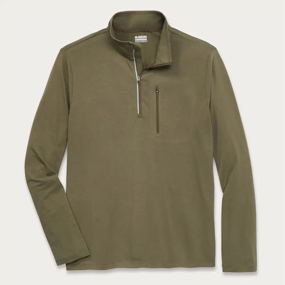 Men's AKHG Renew Bamboo 1/4 Zip Mock