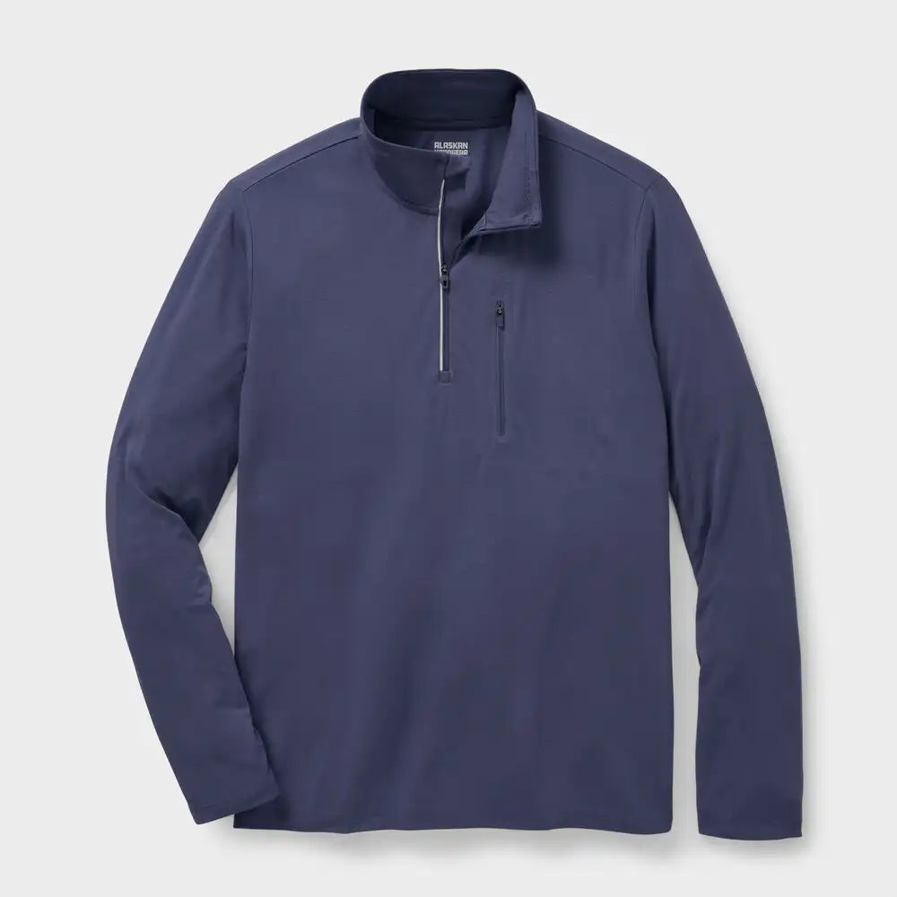 Men's AKHG Renew Bamboo 1/4 Zip Mock
