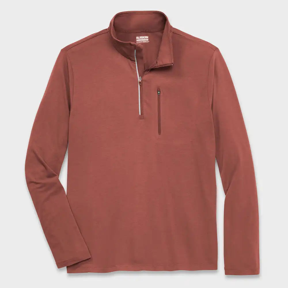 Men's AKHG Renew Bamboo 1/4 Zip Mock
