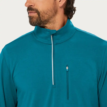 Men's AKHG Renew Bamboo 1/4 Zip Mock
