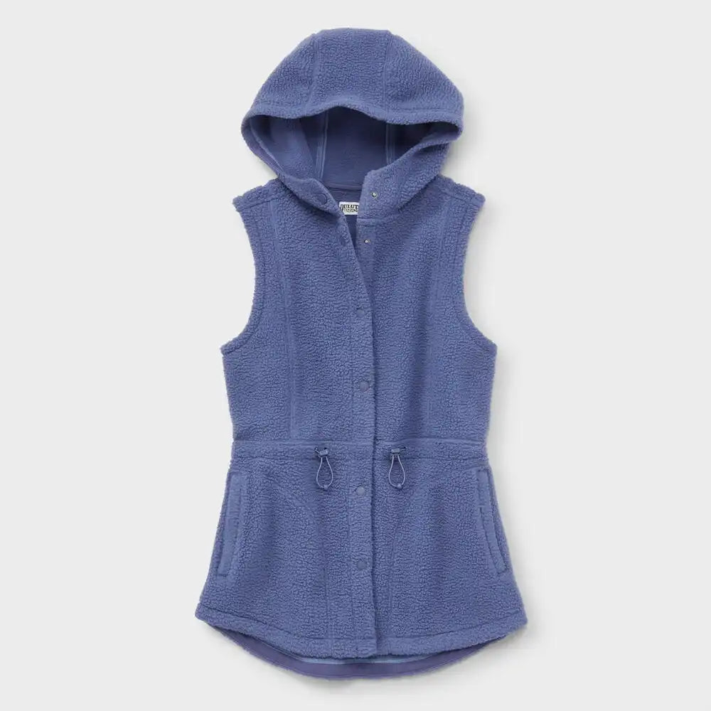 Women's Pile Hi Fleece Hooded Tunic Vest