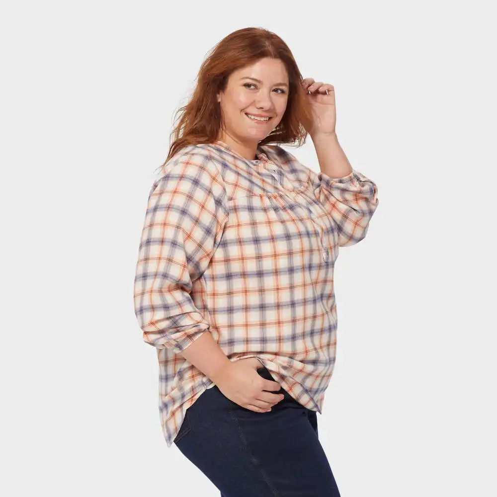 Women's Plus Seawool Lightweight Flannel Blouse