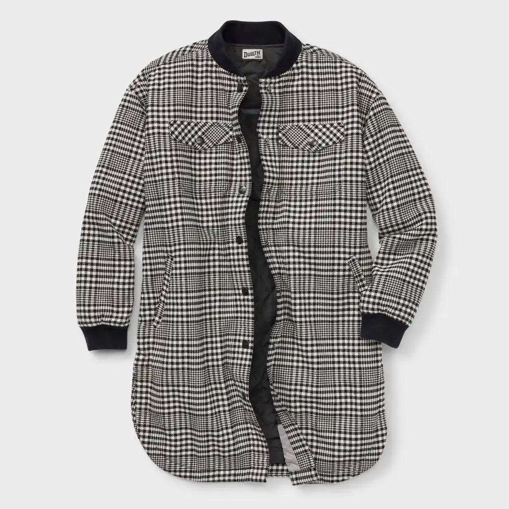 Women's Folklore Flannel Insulated Duster