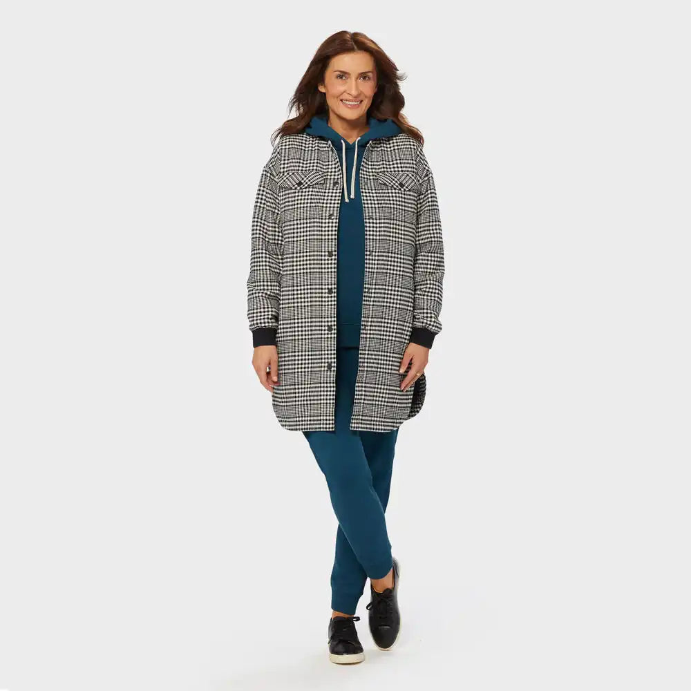 Women's Folklore Flannel Insulated Duster