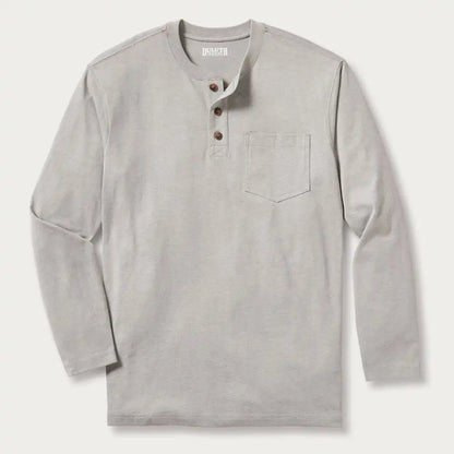 Men's Longtail T Relaxed Fit LS Henley T-Shirt
