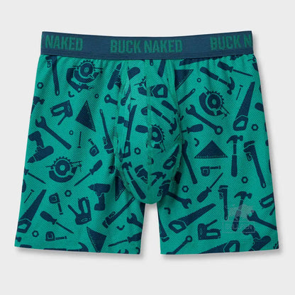 Men's Buck Naked Pattern Bullpen Boxer Briefs