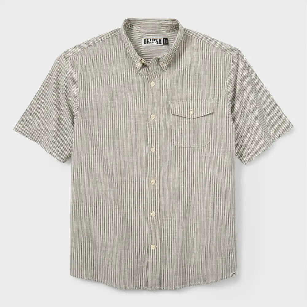 Men's Drumlin Slub Cotton Relaxed Fit Short Sleeve Shirt