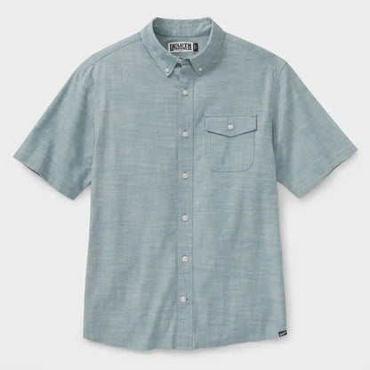Men's Drumlin Slub Cotton Relaxed Fit Short Sleeve Shirt