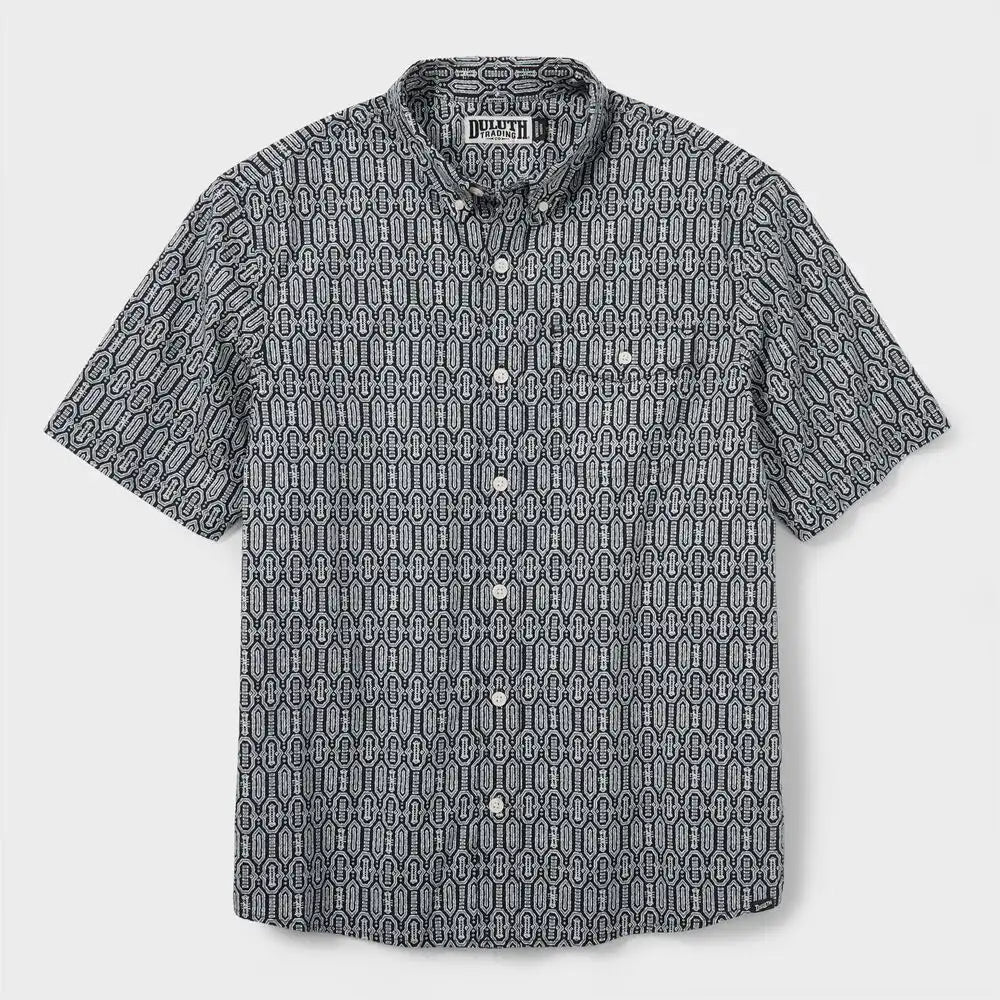 Men's Drumlin Slub Cotton Relaxed Fit Short Sleeve Shirt