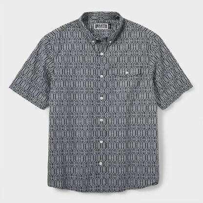 Men's Drumlin Slub Cotton Relaxed Fit Short Sleeve Shirt