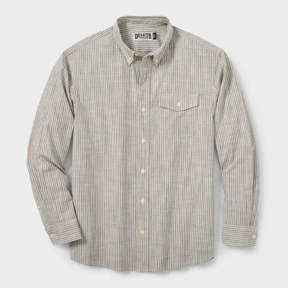 Men's Drumlin Slub Cotton Relaxed Fit Long Sleeve Shirt