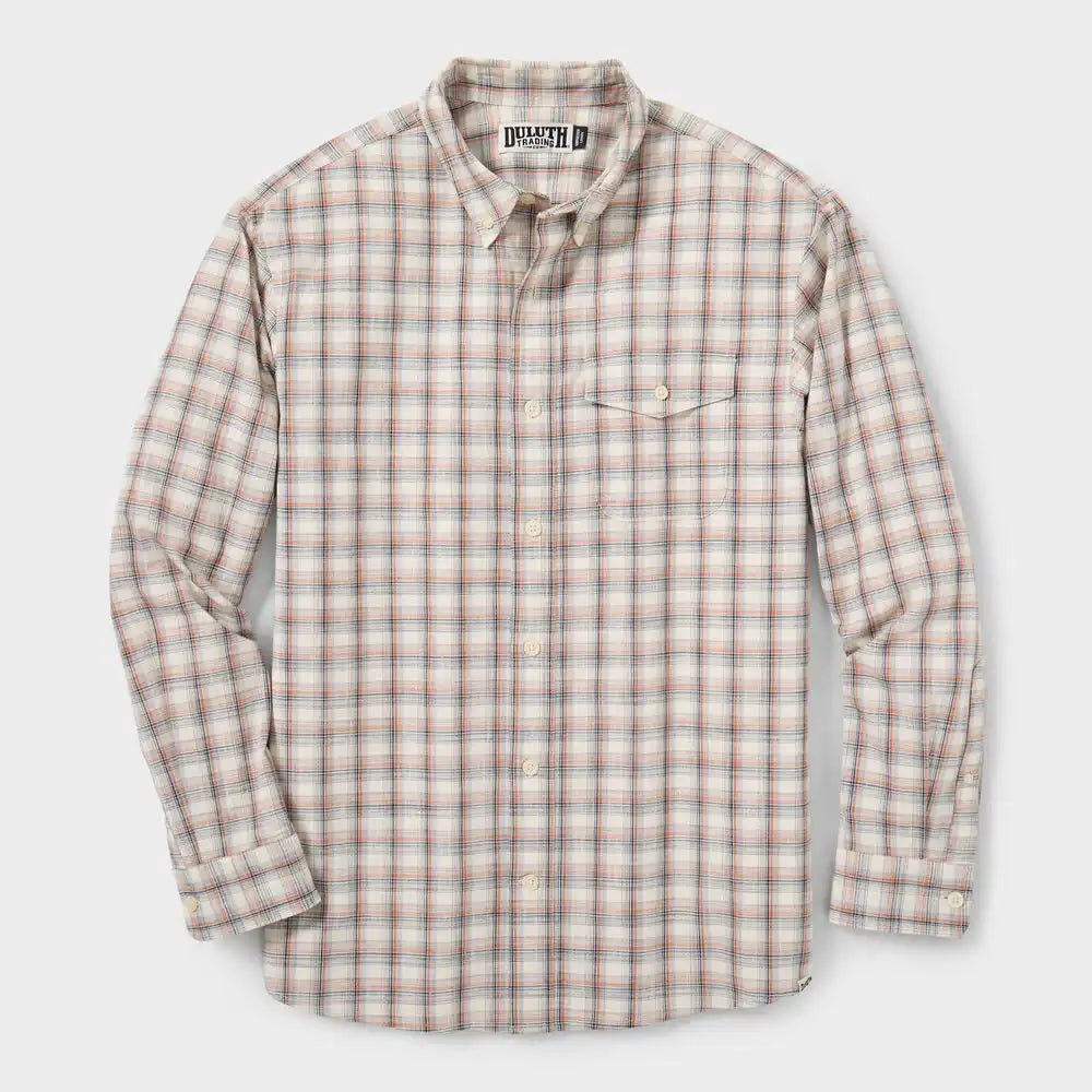 Men's Drumlin Slub Cotton Relaxed Fit Long Sleeve Shirt