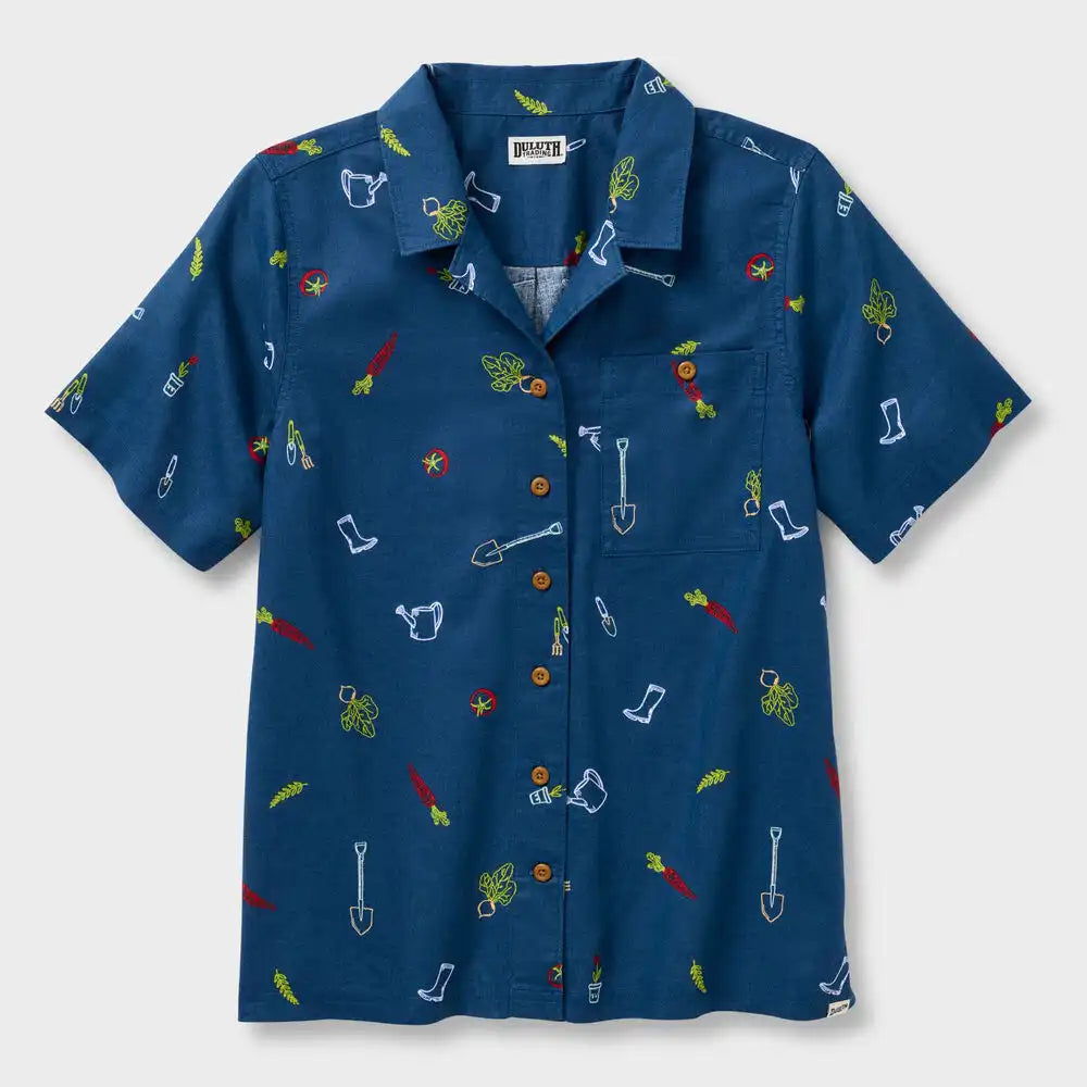 Women's Artisan Hemp Camp Shirt