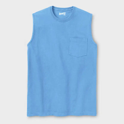 Men's Longtail T Standard Fit Sleeveless Pocket Crew