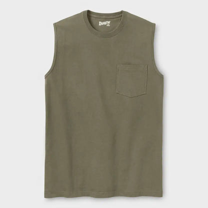 Men's Longtail T Standard Fit Sleeveless Pocket Crew
