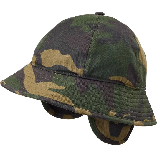 Warden's Waxed Earflap Bucket Hat