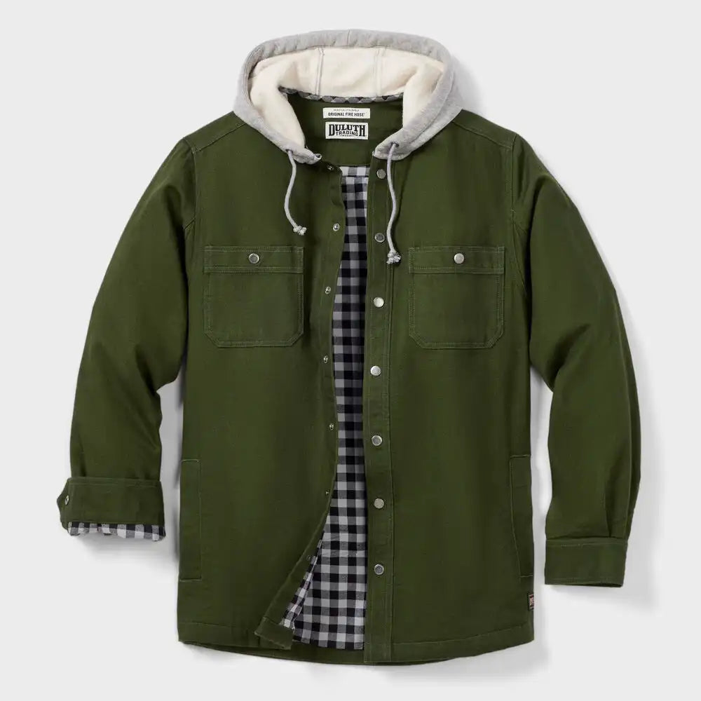 Men's Fire Hose Standard Fit Hooded Limber Jac