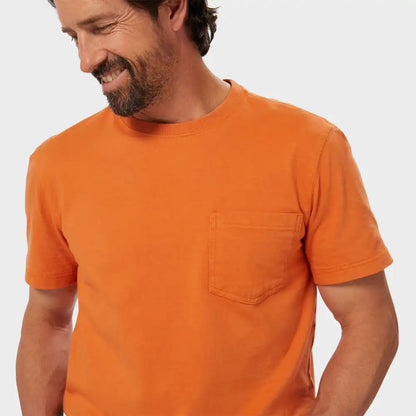 Men's Longtail T Slim Fit SS Crew with Pocket