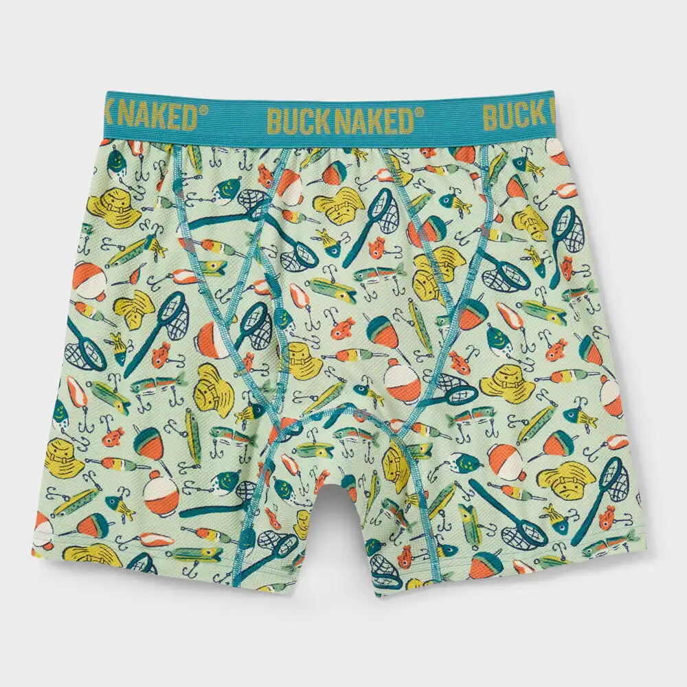 Men's Buck Naked Pattern Boxer Briefs