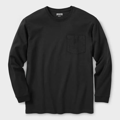 Men's Longtail T Standard Fit Long Sleeve Pocket Crew
