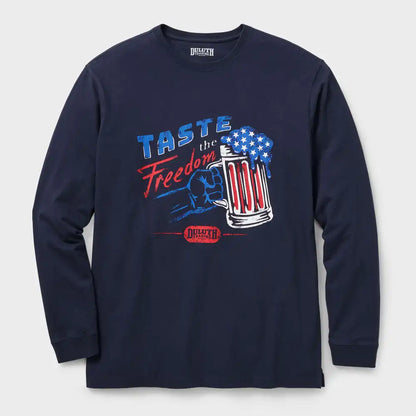 Men's Longtail T Relaxed Fit LS Logo T-Shirt