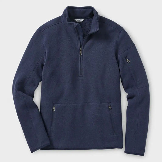 Men's Sweater Fleece Quarter Zip Mock