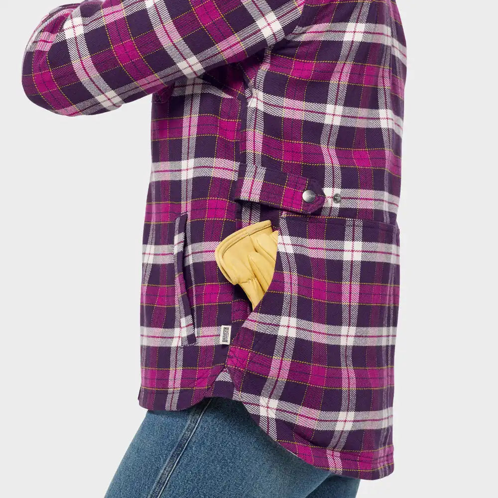 Women's Folklore Flannel Insulated Shirt Jac